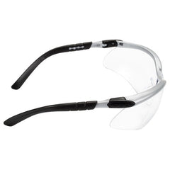 ‎3M BX Protective Eyewear 11380-00000-20 Clear Anti-Fog Lens Silver/Black Frame - Exact Tool & Supply