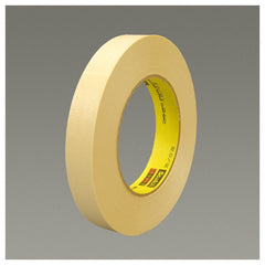 3M Crepe Masking Tape 202 Tan 12 mm × 55 m 6.3 mil - Exact Tool & Supply