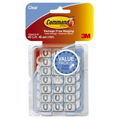 ‎Command Clear Decorating Clips Value Pack 17026CLR-40ES - Exact Tool & Supply