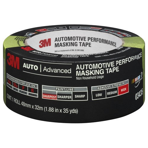 3M Automotive Performance Masking Tape 03435 48 mm × 32 m - Exact Tool & Supply