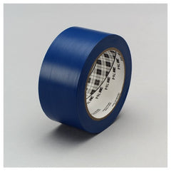 3M General Purpose Vinyl Tape 764 Blue 3″ × 36 yd 5 mil Individually Wrapped Conveniently Packaged - Exact Tool & Supply