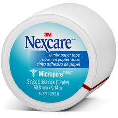 Nexcare Micropore Paper First Aid Tape 530-P1/2 2″ × 10 yds Wrapped - Exact Tool & Supply