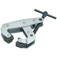 T-Handle Deep Throat Clamp - 2″ Throat Depth, 2 1/2″ Max. Opening - Exact Tool & Supply