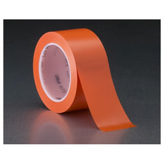 3M Vinyl Tape 471 Orange 1/4″ × 36 yd 5.2 mil Individually Wrapped Conveniently Packaged - Exact Tool & Supply