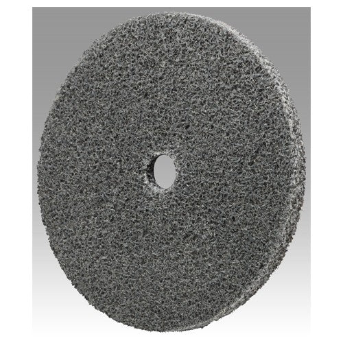 Scotch-Brite EXL Unitized Wheel XL-UW 2A Medium 3″ × 3/4″ × 1/4″ - Exact Tool & Supply