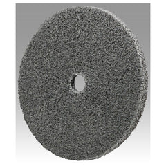 Scotch-Brite EXL Unitized Wheel XL-UW 4S Fine 3″ × 1/4″ × 1/4″ - Exact Tool & Supply