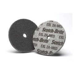 Scotch-Brite EXL Unitized Wheel XL-UW 2A Medium 3″ × 1/4″ × 1/4″ - Exact Tool & Supply