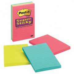 ‎Post-it Super Sticky Notes 660-3SSUC 4 in × 6 in (101 mm × 152 mm) 90 sheets/pad. - Exact Tool & Supply