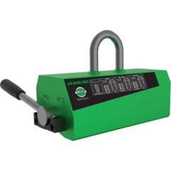 ‎LM600 Lifting Magnet - 1320 lbs. workload limit flat material - 661 lbs. round material - Exact Tool & Supply