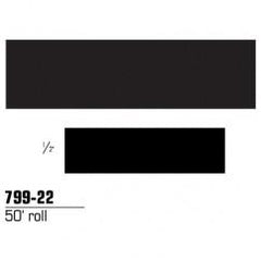 1/2X50' REFLECT STRIPING TAPE BLK - Exact Tool & Supply
