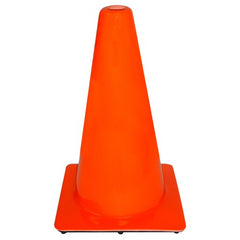 3M 18″ PVC Non Reflective Traffic Safety Cone 90128H1-C Orange - Exact Tool & Supply