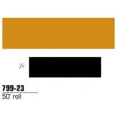 1/2X50' REFLECT STRIPING TAPE GOLD - Exact Tool & Supply