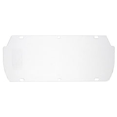 Double Matrix Faceshield - Clear Acetate 7 × 16 3/4″ / 0.040″ Thick - Exact Tool & Supply