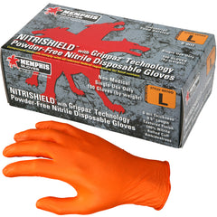 LG NITRISHIELD W/GRIPPAZ 6MIL 9.5 - Exact Tool & Supply