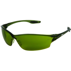Safety Glasses - Green Filter 3.0 Lens - Green Frame - LW2 Style - Exact Tool & Supply