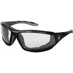 RP2 Black Frame w/Temples Clear Anti-Fog Lens - Safety Glasses - Exact Tool & Supply