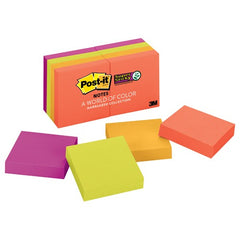 ‎Post-it Super Sticky Notes 622-8SSAN 1.8″ × 1.8″ (47 6 mm × 47 6 mm) Marrakesh Colors - Exact Tool & Supply