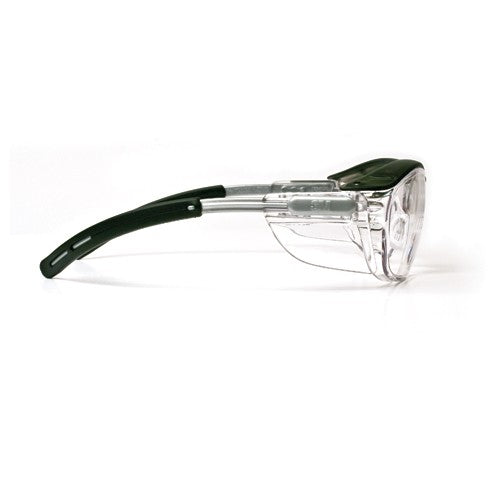 ‎3M Nuvo Reader Protective Eyewear 11434-00000-20 Clear Lens Gray Frame +1.5 Diopter - Exact Tool & Supply