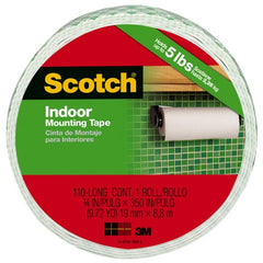 Scotch-Mount Indoor Double-Sided Mounting Tape Mega Roll 110H-LONG-DC 3/4″ × 350″ (1 9 Cm × 8 89 M) - Exact Tool & Supply