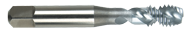 6-32 Dia. - H2 - 2 FL - Powder Metal-CrN-Modified Bottom Spiral FL Tap - Exact Tool & Supply