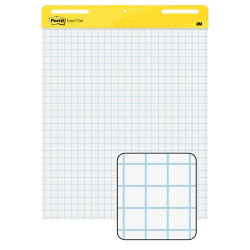 Post-it Super Sticky Easel Pad 560 VAD 4PK 25 in. × 30 in. Blue Grid - Exact Tool & Supply