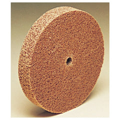 Scotch-Brite Cut and Polish Unitized Wheel CP-UW 7A Medium 3″ × 1/4″ × 1/4″ - Exact Tool & Supply