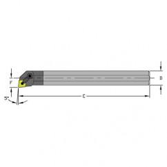 E20U MCLNL4 Solid Carbide Boring Bar w/Coolant - Exact Tool & Supply