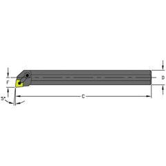 S16S MCLNR4 Steel Boring Bar - Exact Tool & Supply