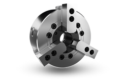 Auto Strong NL-A Series 3-jaw long stroke through-hole power chuck (adapter included) - Part # NL-08A6 - Exact Tool & Supply