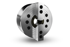 Auto Strong NT-200 Series 2-jaw through-hole power chuck (adapter excluded) - Part # NT-212 - Exact Tool & Supply