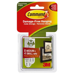 Command Small and Medium Picture Hanging Strips 17203-ES - Exact Tool & Supply