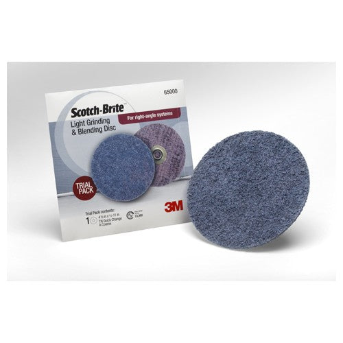 ‎Scotch-Brite Light Grinding and Blending Disc 65000 TN Quick Change 4-1/2″ x NH Super Duty A CRS Single Pack - Exact Tool & Supply