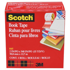‎Scotch Book Tape 845-200 2″ × 540″ (50 8 mm × 13 7 m) - Exact Tool & Supply