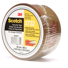 Scotch Printed Message Box Sealing Tape 3732 Tan 48 mm × 50 m - Exact Tool & Supply