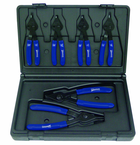 6 Piece - Combination Int/Ext Snap Ring Plier Set - Exact Tool & Supply