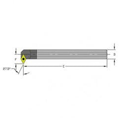 E12S SDNCR3 Solid Carbide Boring Bar w/Coolant - Exact Tool & Supply