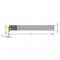 C06M-SDUCL2 3/8" SH; 6"OAL - Indexable Boring Bar - Exact Tool & Supply