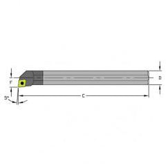 C08R SCLPR3 Solid Carbide Boring Bar - Exact Tool & Supply