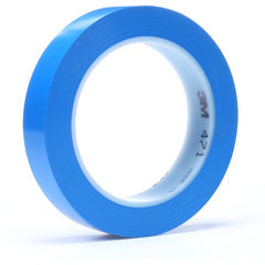 3M Vinyl Tape 471 Blue 3/4″ × 36 yd 5.2 mil - Exact Tool & Supply