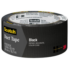 3M Duct Tape Black 3920-BK 1.88″ × 20 yd (48 mm × 18 2 m) - Exact Tool & Supply