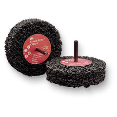 Scotch-Brite Clean and Strip Disc D1 4″ × 1/2″ × 1/4″ S XCS - Exact Tool & Supply