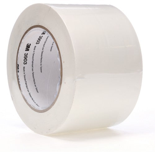 3M Vinyl Duct Tape 3903 White 3″ × 50 yd 6.5 mil 18 Roll/Case Individually Wrapped Conveniently Packaged - Exact Tool & Supply
