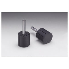 1 in × 1 in1/4 Dia. Shank Rubber Slotted Expander Wheel Alt Mfg # 77717 - Exact Tool & Supply