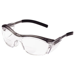 ‎3M Nuvo Reader Protective Eyewear 11436-00000-20 Clear Lens Gray Frame +2.5 Diopter - Exact Tool & Supply