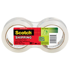 ‎Scotch Sure Start Shipping Packaging Tape 3450-2 1.88″ × 54.6 yd (48 mm × 50 m) - Exact Tool & Supply