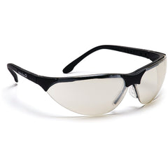 Safety Glasses - Mirror Lens, Black Frame Rendezvous Style - Exact Tool & Supply