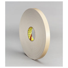 3M Double Coated Polyethylene Foam Tape 4496W White 3/4″ × 36 yd 62 mil - Exact Tool & Supply