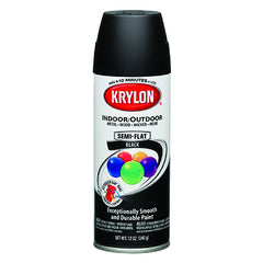 Interior/Exterior Industrial Maintenance Paint Semi Flat Black - Exact Tool & Supply