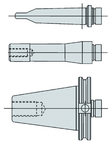 1/2 Dia. x 7/8-20 Thread Tapping Attachment Shank - Exact Tool & Supply