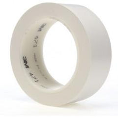 1-1/2X36 YDS 471 WHITE VINYL TAPE - Exact Tool & Supply